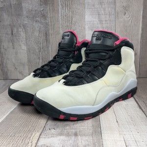 Nike Air Jordan X Retro GS Girl's Shoes Pure Platinum Pink Size 5.5Y 487211-008